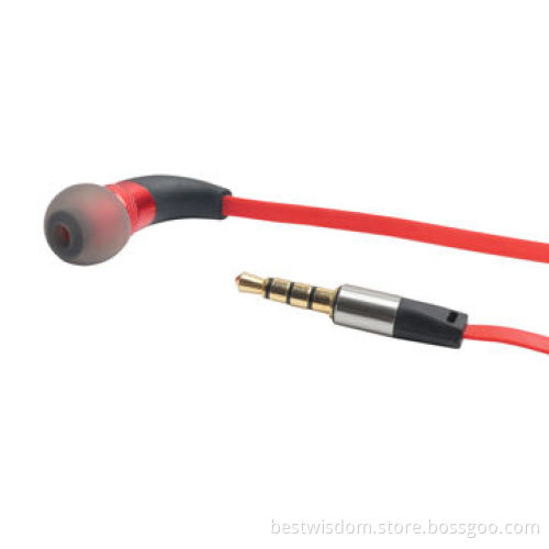 Digital Stereo Sound Wired Earphones with 60mW Maximum Input Power and Metal Construction